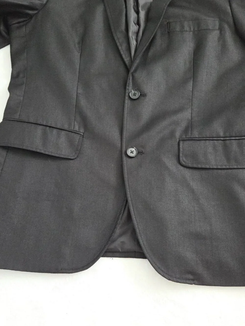 INC International‎ Concepts Mens Black Blazer Jacket Medium Structured Work